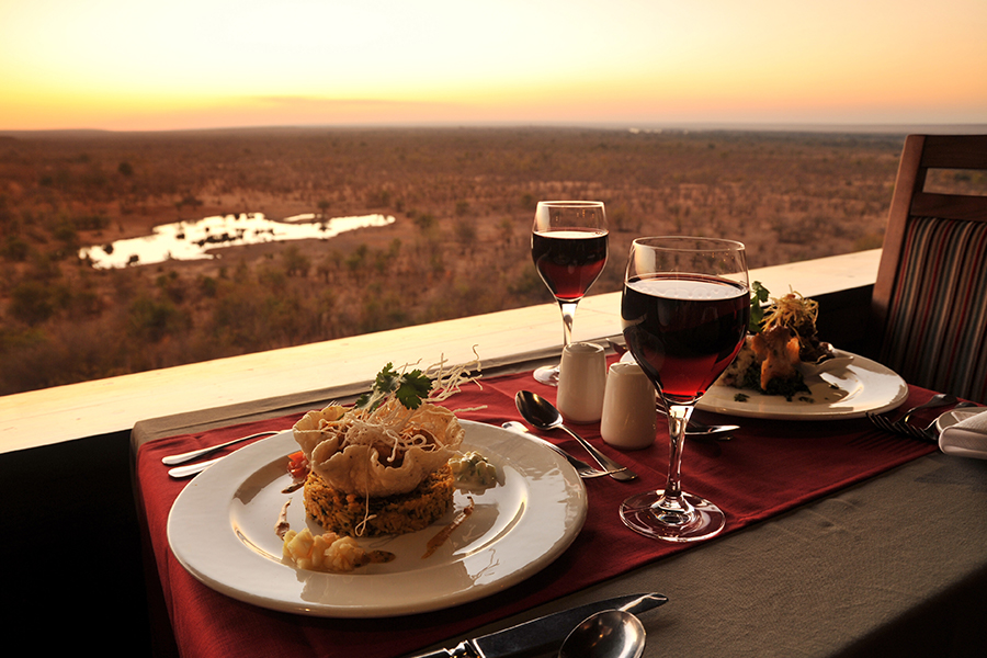 a restuarant in Victoria Falls